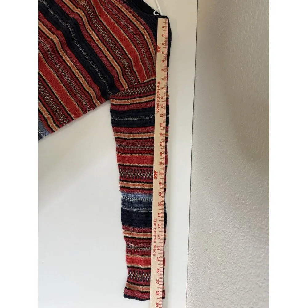 Lauren Jeans Ralph Lauren LRL Sweater Womens XL Multicolor Knit Pullover Stripe